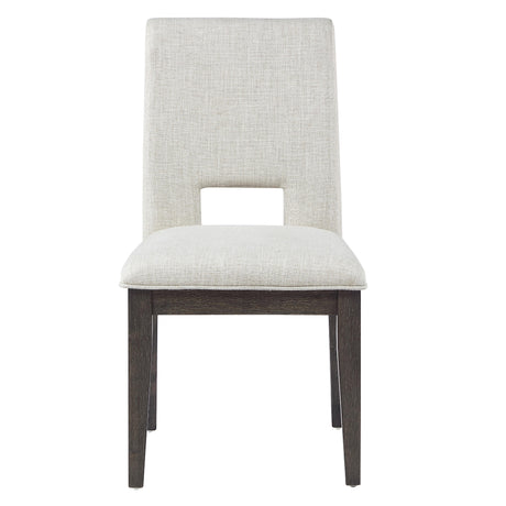  Steve Silver Furniture Evan EVA500NWS White Side Chair IMAGE 2
