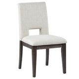  Steve Silver Furniture Evan EVA500NWS White Side Chair IMAGE 3