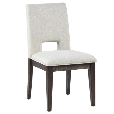  Steve Silver Furniture Evan EVA500NWS White Side Chair IMAGE 3