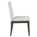  Steve Silver Furniture Evan EVA500NWS White Side Chair IMAGE 4