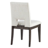  Steve Silver Furniture Evan EVA500NWS White Side Chair IMAGE 5