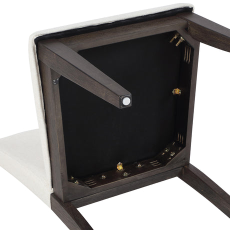  Steve Silver Furniture Evan EVA500NWS White Side Chair IMAGE 7