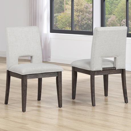  Steve Silver Furniture Evan EVA500NWS White Side Chair IMAGE 8