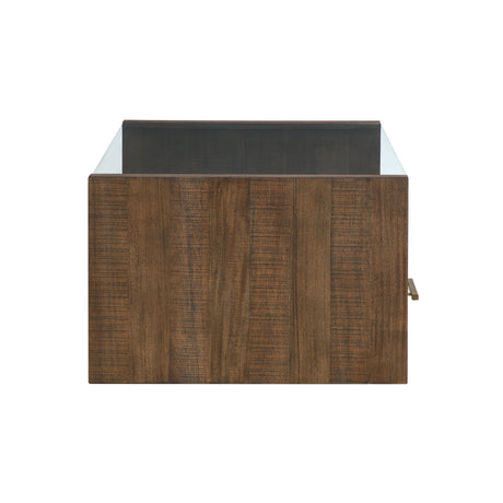 Steve Silver Furniture Garland GA100C Glass Top Cocktail Table IMAGE 3