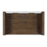  Steve Silver Furniture Garland GA100C Glass Top Cocktail Table IMAGE 4