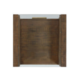  Steve Silver Furniture Garland GA100E Glass Top End Table IMAGE 4