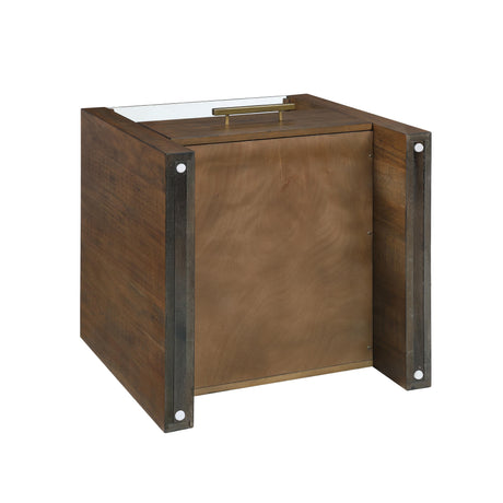  Steve Silver Furniture Garland GA100E Glass Top End Table IMAGE 5