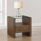  Steve Silver Furniture Garland GA100E Glass Top End Table IMAGE 7