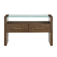  Steve Silver Furniture Garland GA100S Glass Top Sofa Table IMAGE 1