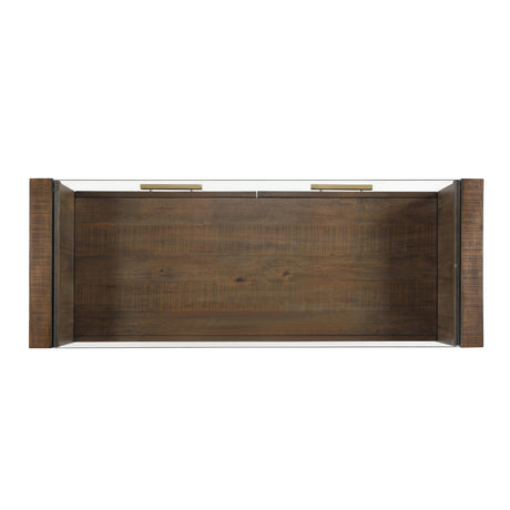  Steve Silver Furniture Garland GA100S Glass Top Sofa Table IMAGE 4