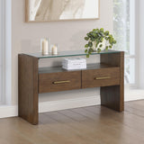  Steve Silver Furniture Garland GA100S Glass Top Sofa Table IMAGE 7