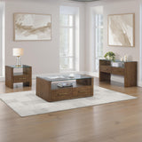  Steve Silver Furniture Garland GA100S Glass Top Sofa Table IMAGE 8