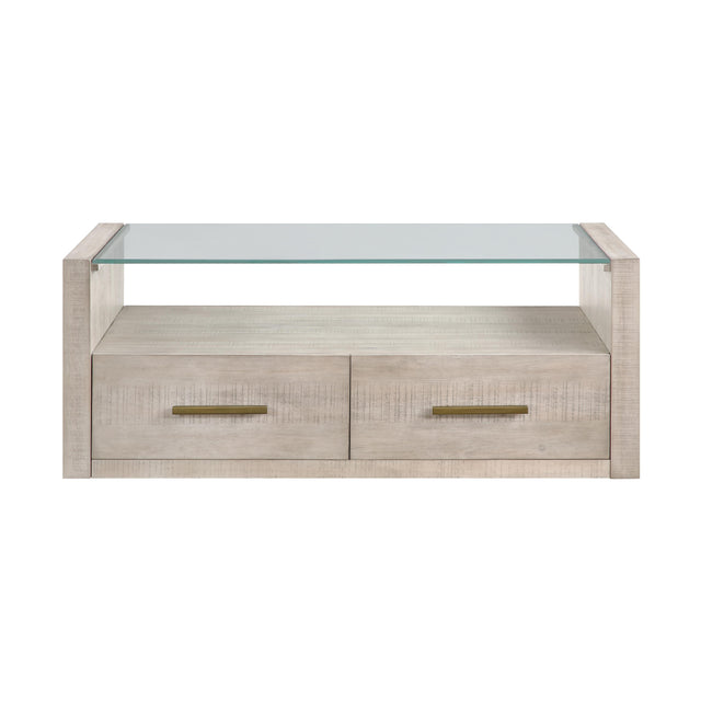  Steve Silver Furniture Garland GA100TC Blonde Cocktail Table IMAGE 1