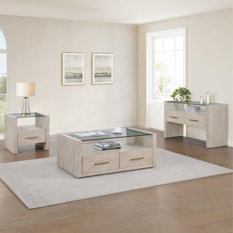  Steve Silver Furniture Garland GA100TC Blonde Cocktail Table IMAGE 8