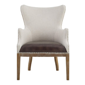  Steve Silver Furniture George GG850AC Two Tone Wingback Accent IMAGE 1