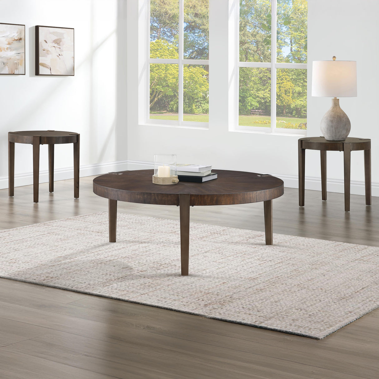  Steve Silver Furniture Gracie GRA100NC Brown Cocktail Table IMAGE 5