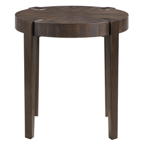  Steve Silver Furniture Gracie GRA100NE Brown End Table IMAGE 1