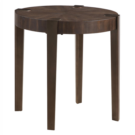  Steve Silver Furniture Gracie GRA100NE Brown End Table IMAGE 2