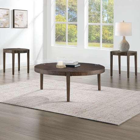  Steve Silver Furniture Gracie GRA100NE Brown End Table IMAGE 5