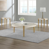  Steve Silver Furniture Gracie GRA100WC White Cocktail Table IMAGE 4