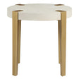  Steve Silver Furniture Gracie GRA100WE White End Table IMAGE 1