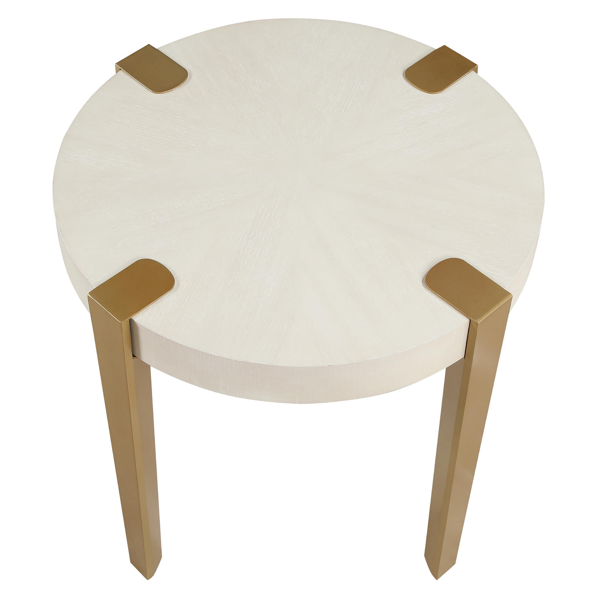  Steve Silver Furniture Gracie GRA100WE White End Table IMAGE 3