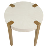  Steve Silver Furniture Gracie GRA100WE White End Table IMAGE 3