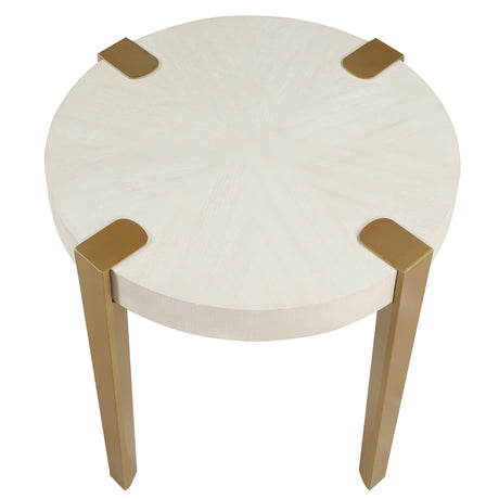  Steve Silver Furniture Gracie GRA100WE White End Table IMAGE 3