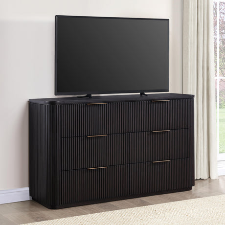  Steve Silver Furniture Henry HEN900NDR Espresso Dresser IMAGE 7