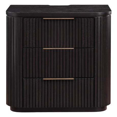  Steve Silver Furniture Henry HEN900NNS Espresso Nightstand w/ USB-C IMAGE 1
