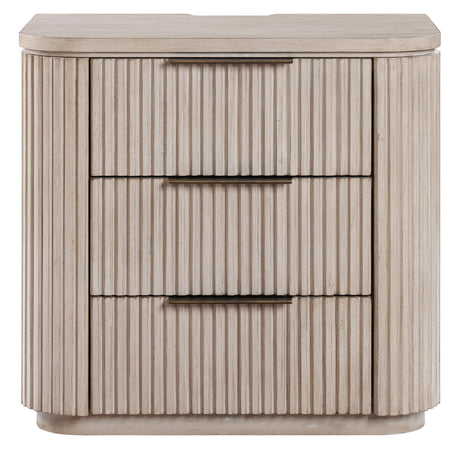  Steve Silver Furniture Henry HEN900TNS Sand Nightstand w/ USB-C IMAGE 1