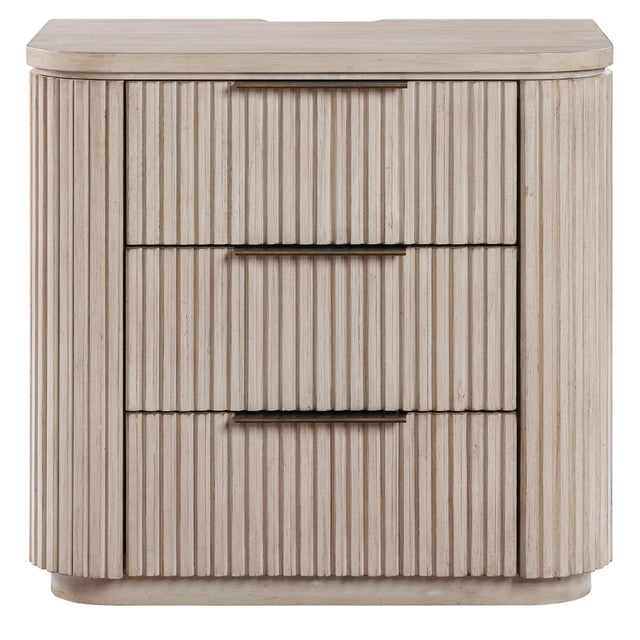  Steve Silver Furniture Henry HEN900TNS Sand Nightstand w/ USB-C IMAGE 1
