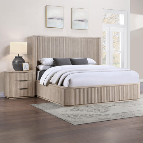  Steve Silver Furniture Henry HEN900TNS Sand Nightstand w/ USB-C IMAGE 10