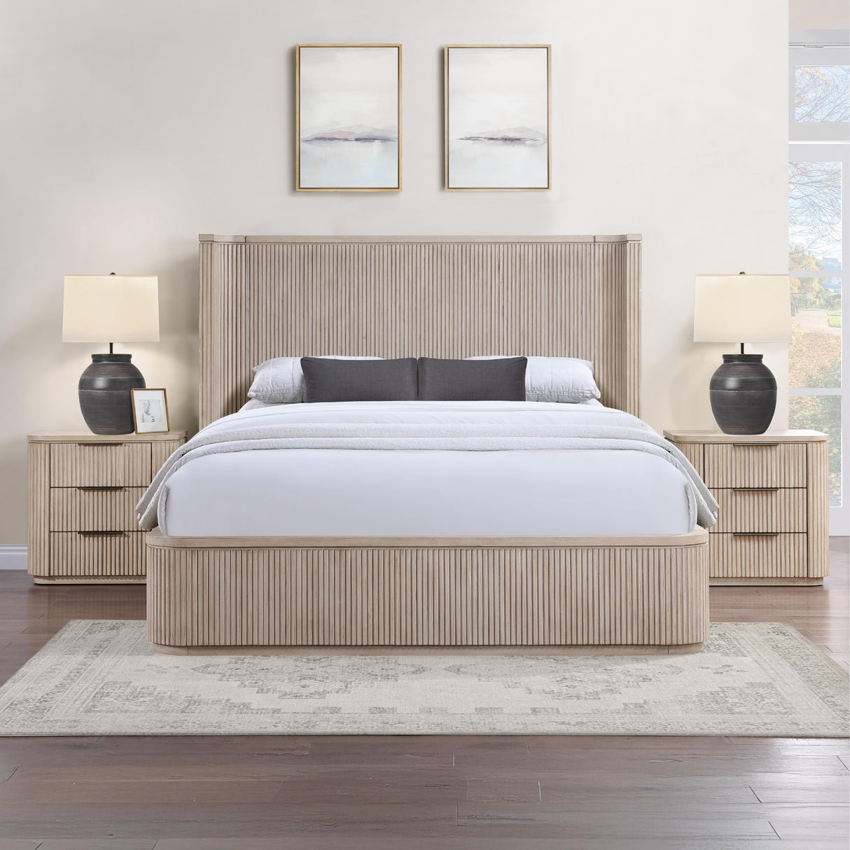  Steve Silver Furniture Henry HEN900TNS Sand Nightstand w/ USB-C IMAGE 11
