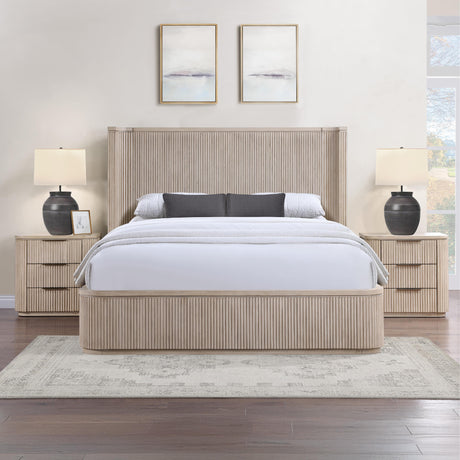  Steve Silver Furniture Henry HEN900TNS Sand Nightstand w/ USB-C IMAGE 11