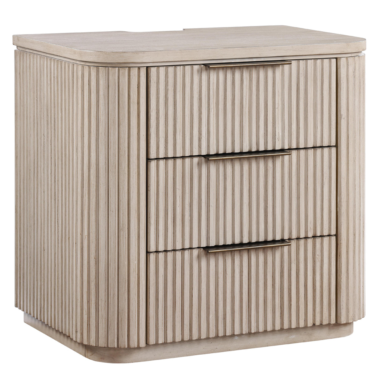  Steve Silver Furniture Henry HEN900TNS Sand Nightstand w/ USB-C IMAGE 2