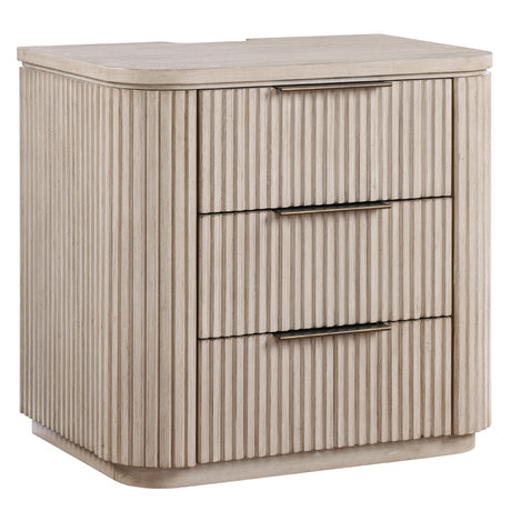 Steve Silver Furniture Henry HEN900TNS Sand Nightstand w/ USB-C IMAGE 2