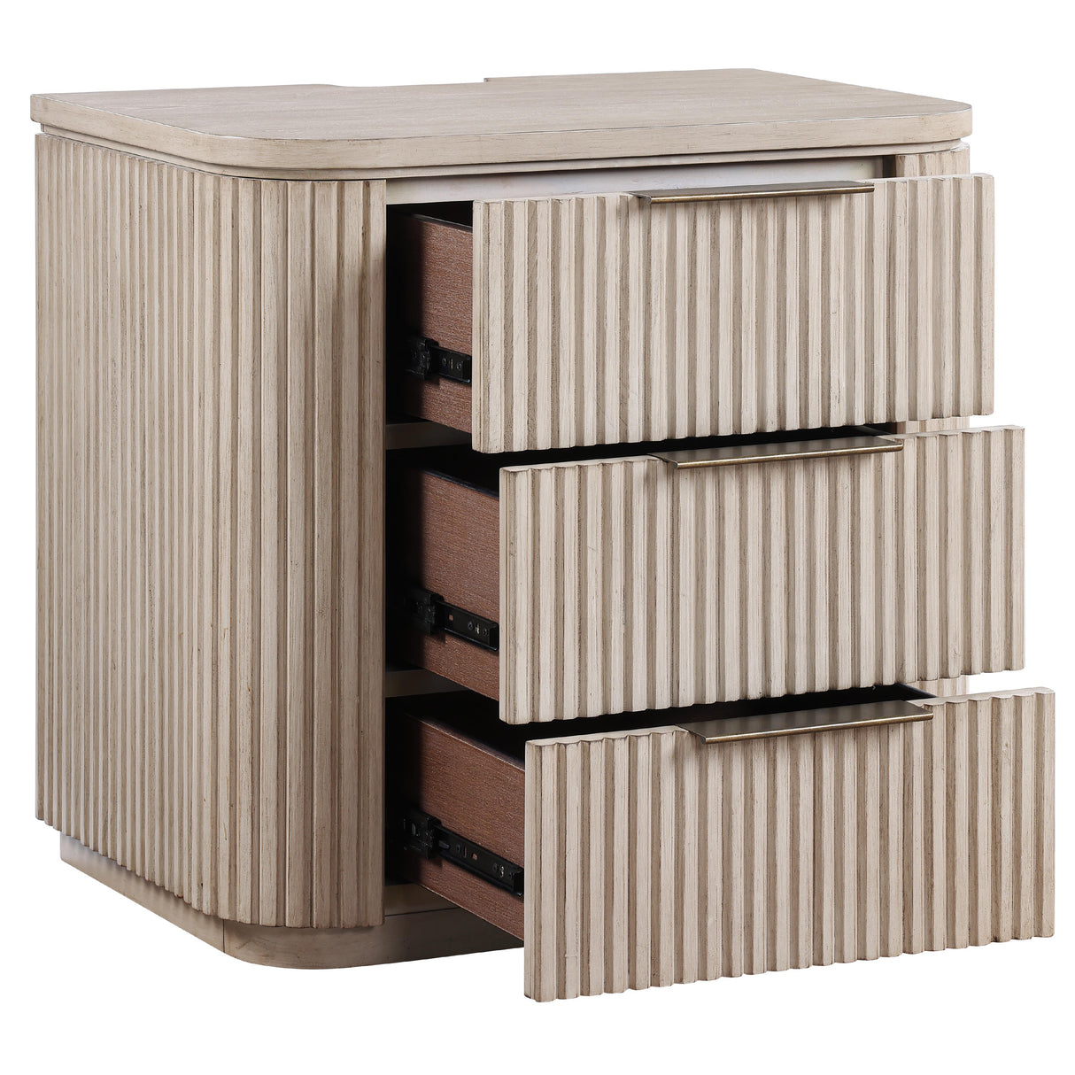  Steve Silver Furniture Henry HEN900TNS Sand Nightstand w/ USB-C IMAGE 3