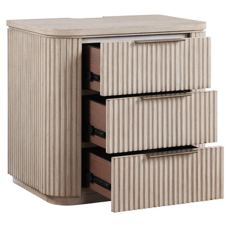  Steve Silver Furniture Henry HEN900TNS Sand Nightstand w/ USB-C IMAGE 3