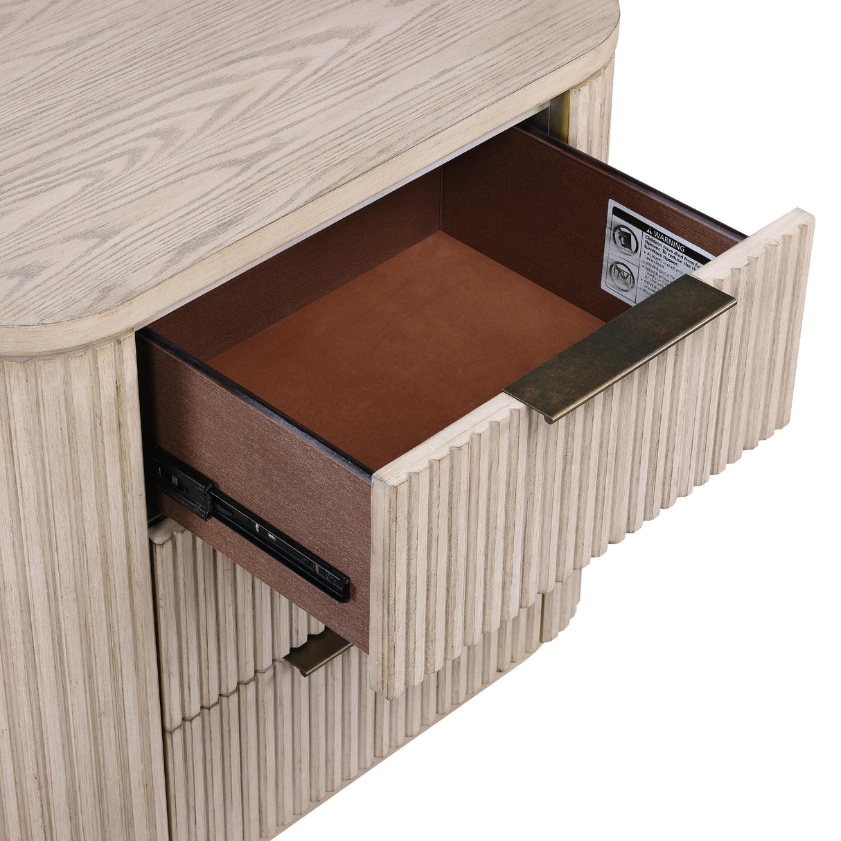  Steve Silver Furniture Henry HEN900TNS Sand Nightstand w/ USB-C IMAGE 5