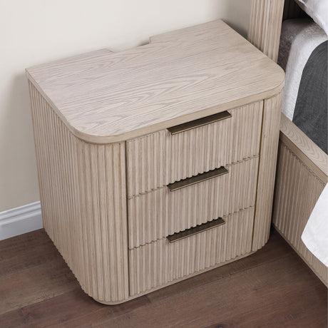  Steve Silver Furniture Henry HEN900TNS Sand Nightstand w/ USB-C IMAGE 7