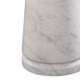  Steve Silver Furniture Joni JN180TWE Talita White Marble End Table IMAGE 3