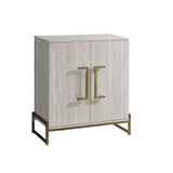  Steve Silver Furniture Larkin LK100SV Faux Marble Wine Cabinet IMAGE 1
