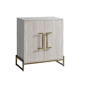  Steve Silver Furniture Larkin LK100SV Faux Marble Wine Cabinet IMAGE 1