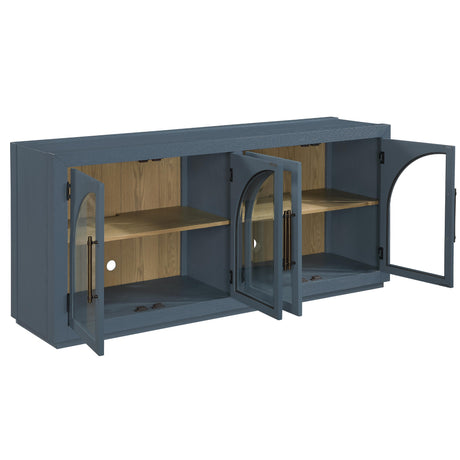  Steve Silver Furniture Magnolia MM520BSV Blue Server IMAGE 3