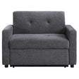  Steve Silver Furniture Noah NOA800GCT Gray Chair w/ Twin Sleeper IMAGE 1