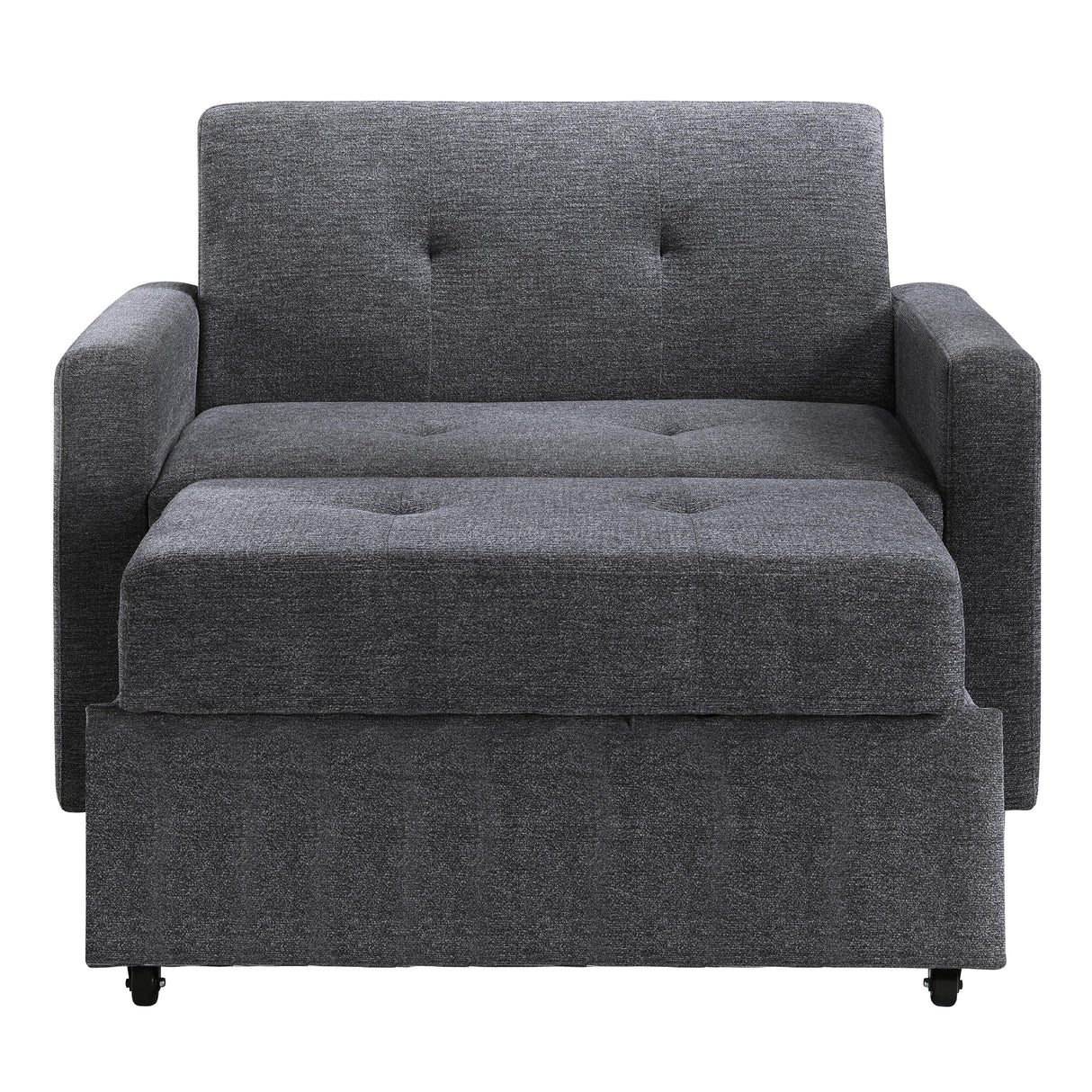  Steve Silver Furniture Noah NOA800GCT Gray Chair w/ Twin Sleeper IMAGE 2