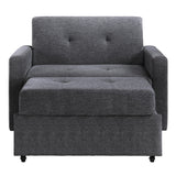  Steve Silver Furniture Noah NOA800GCT Gray Chair w/ Twin Sleeper IMAGE 2