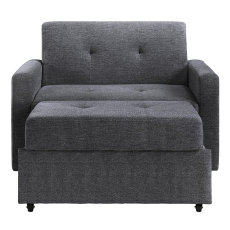  Steve Silver Furniture Noah NOA800GCT Gray Chair w/ Twin Sleeper IMAGE 2