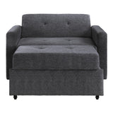  Steve Silver Furniture Noah NOA800GCT Gray Chair w/ Twin Sleeper IMAGE 3
